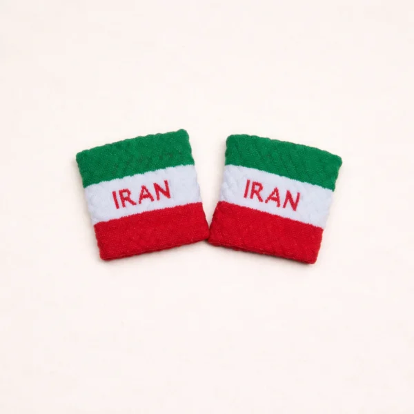 مچ بند ورزشی ایران طرح پرچم – نمای جلو
