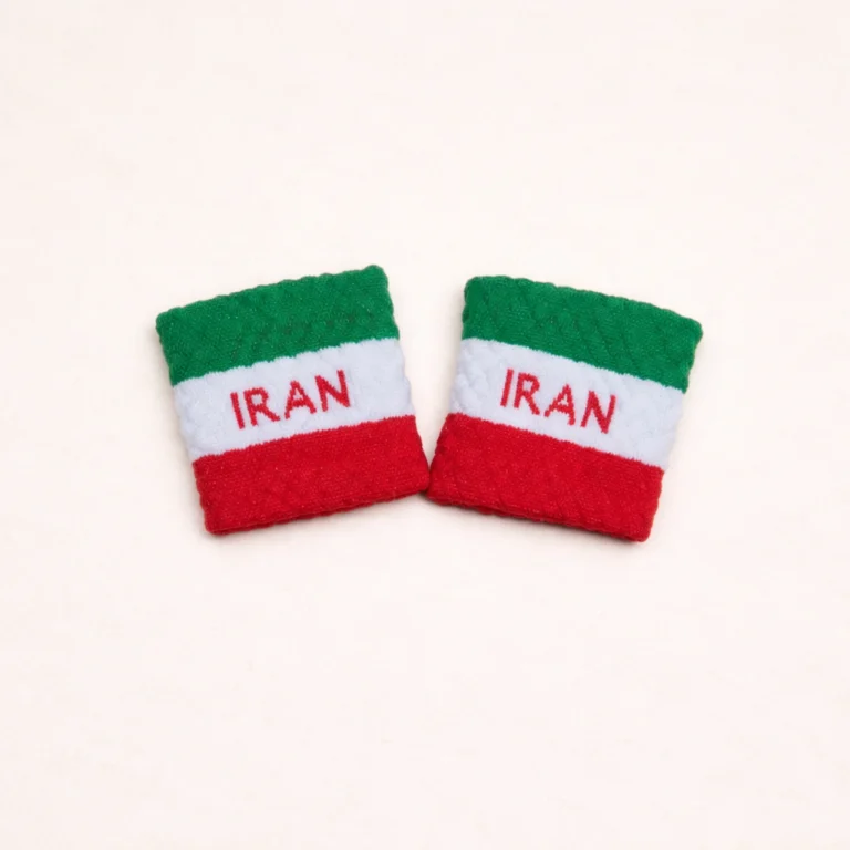 مچ بند ورزشی ایران طرح پرچم – نمای جلو